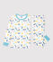 Unisex Cat Print Cotton/Lyocell Pyjamas MARSHMALLOW white/MULTICO white